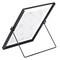 Modern Metal Floating Tabletop Photo Picture Frame with Glass Cover and Easel Stand
